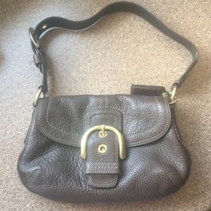 Brown Buckle Handbag